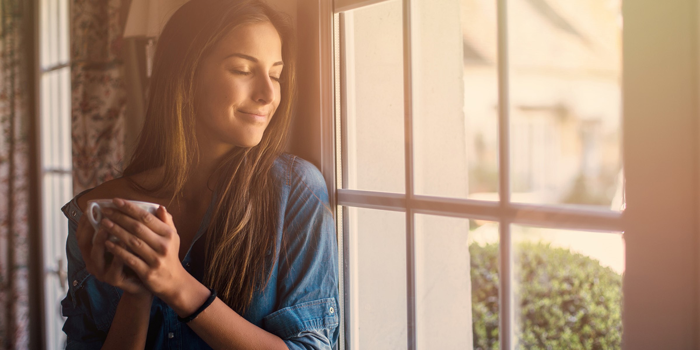 Drinking Red Seal Chamomile Tea 