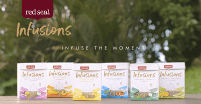 Year 2018 Red Seal Timeline - Infusion Range Tea Launch on TV