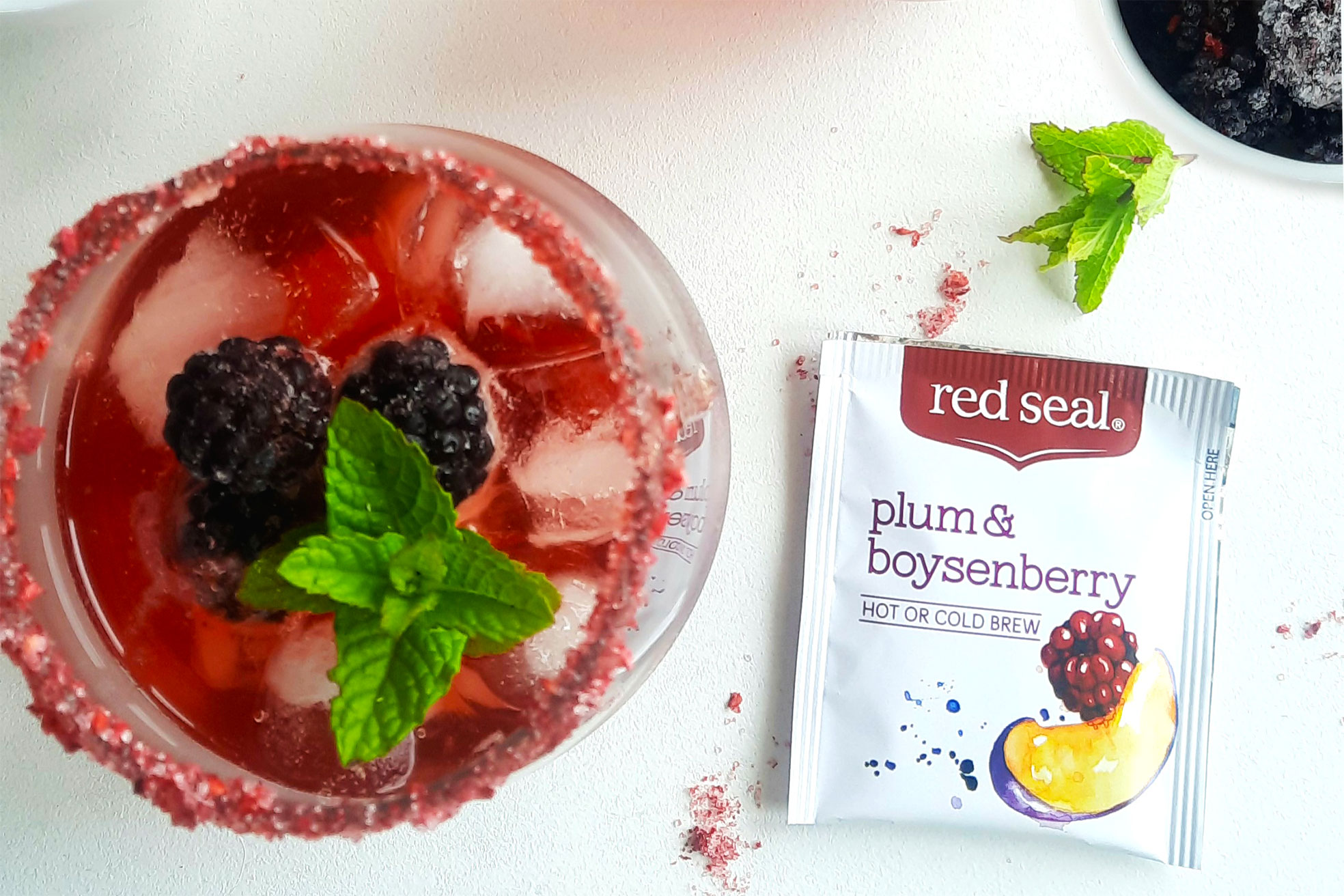 Plum & Boysenbery Sparkling Punch