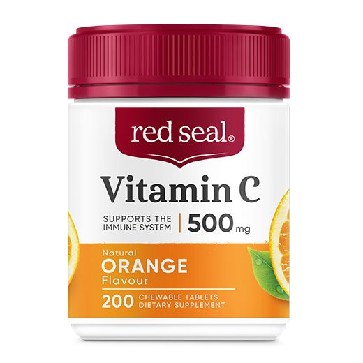 Front Of Pack With Shadow RS Vitamin C Chew 500Mg 200S 28510067 520Px