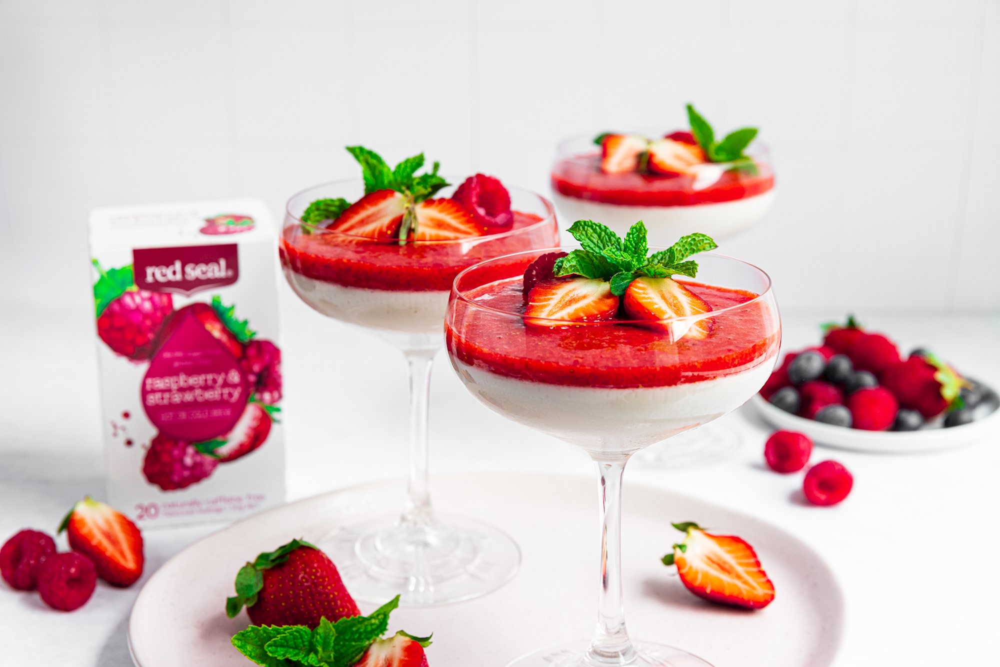 Summer Berry & Coconut Panna Cotta 2