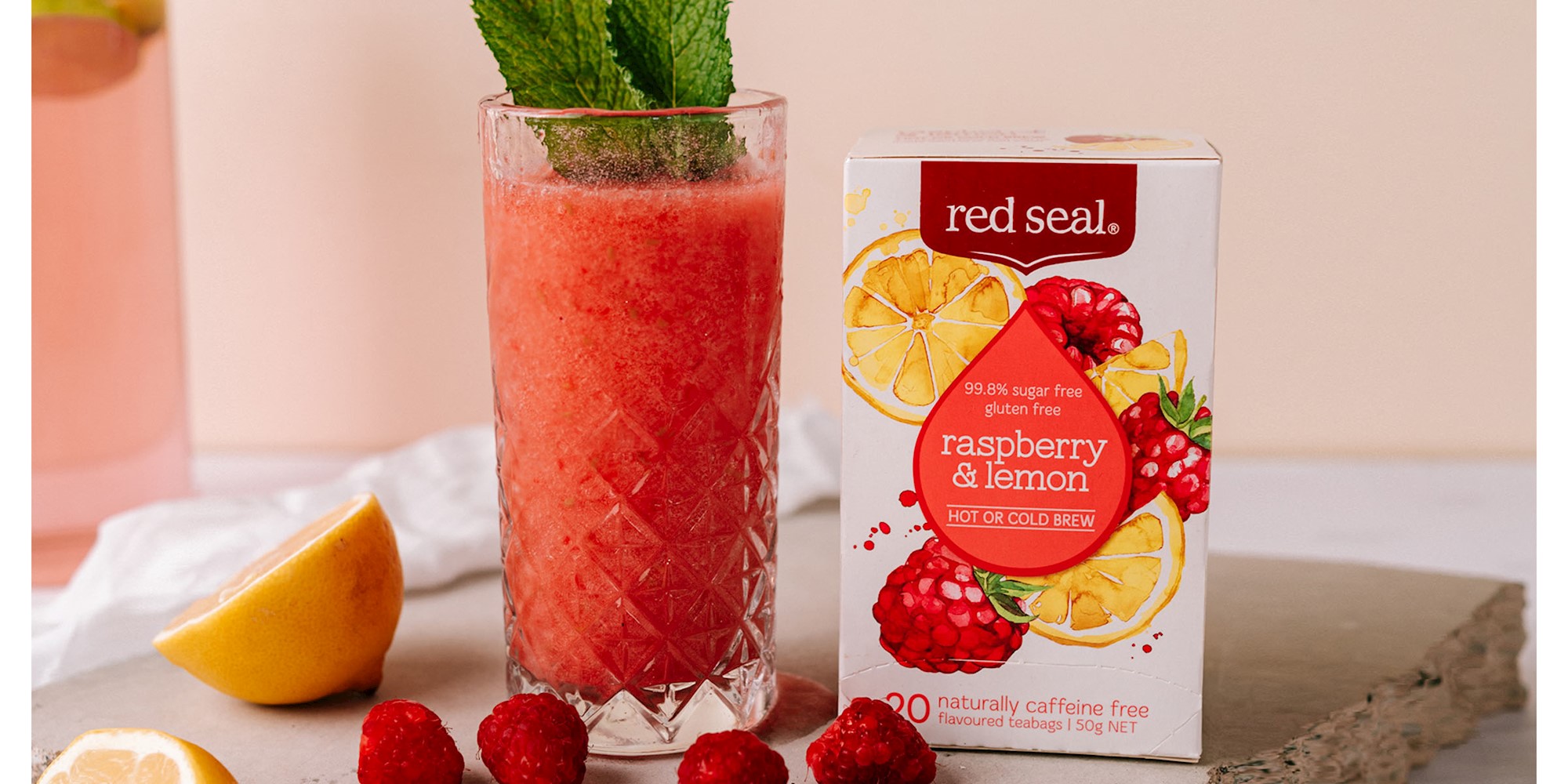 Raspberry Lemon Lifestyle Shot 2400X1200