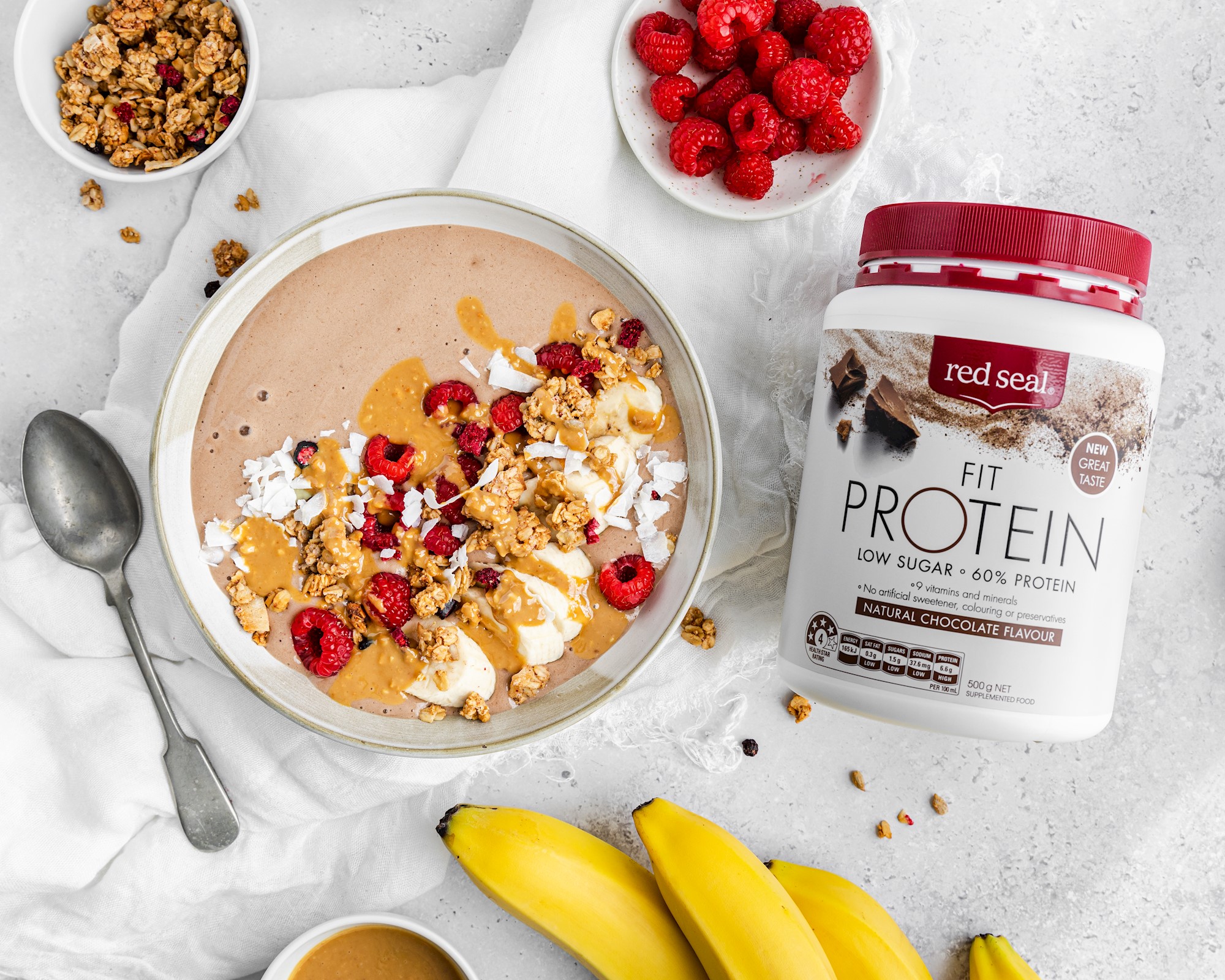 Choc Banana Smoothie Bowl 2